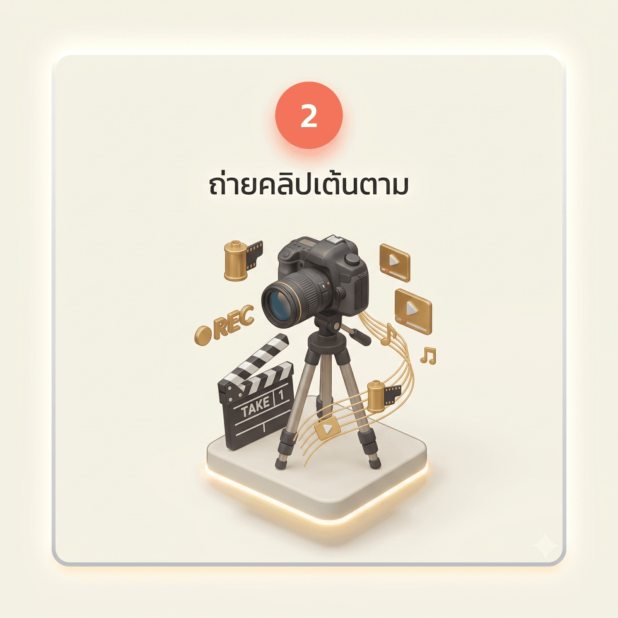 ถ่ายคลิปเต้นตาม เต้นช่วงไหนของเพลงก็ได้ แต่คลิปต้องมีความยาวอย่างน้อย 30 วินาที